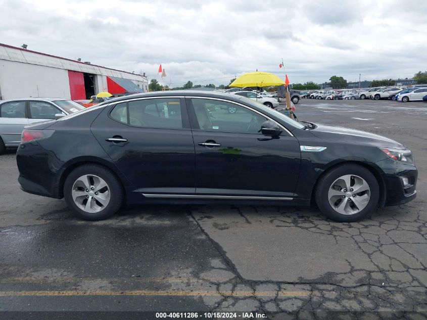 2014 Kia Optima Hybrid Lx VIN: KNAGM4AD7E5064460 Lot: 40611286