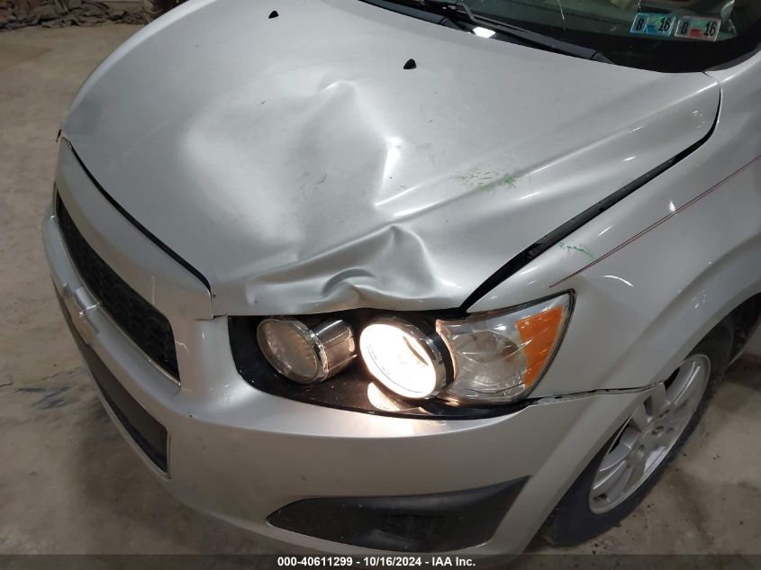 2012 Chevrolet Sonic 2Ls VIN: 1G1JA5SH3C4149400 Lot: 40611299