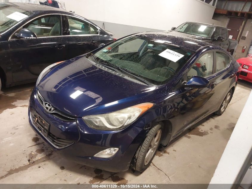 2013 Hyundai Elantra Gls VIN: 5NPDH4AE3DH431503 Lot: 40611329