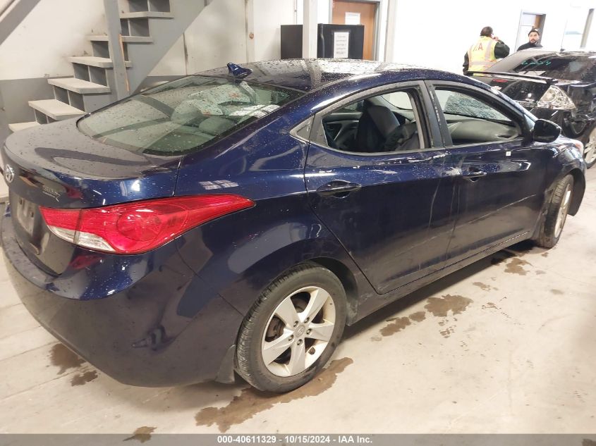 2013 Hyundai Elantra Gls VIN: 5NPDH4AE3DH431503 Lot: 40611329