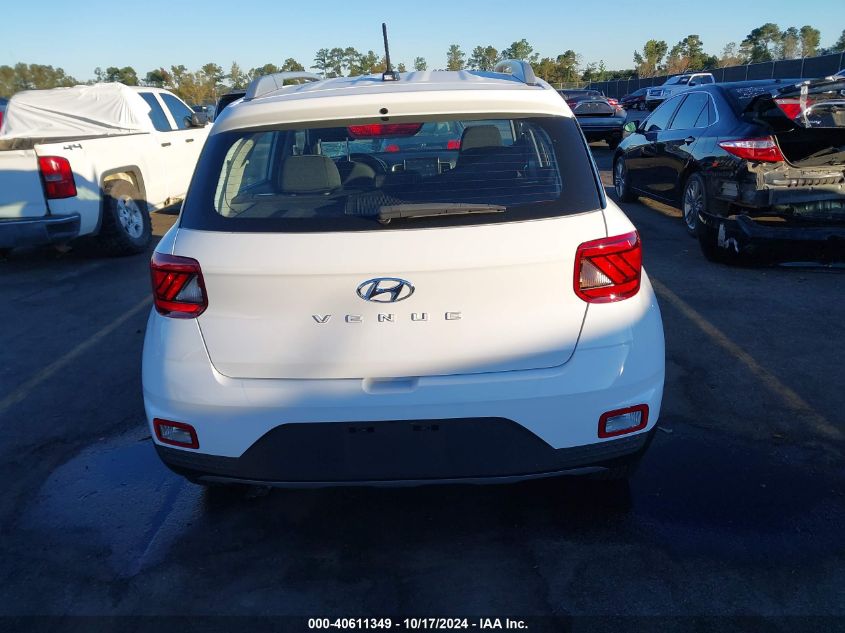 2023 Hyundai Venue Sel VIN: KMHRC8A35PU255702 Lot: 40611349