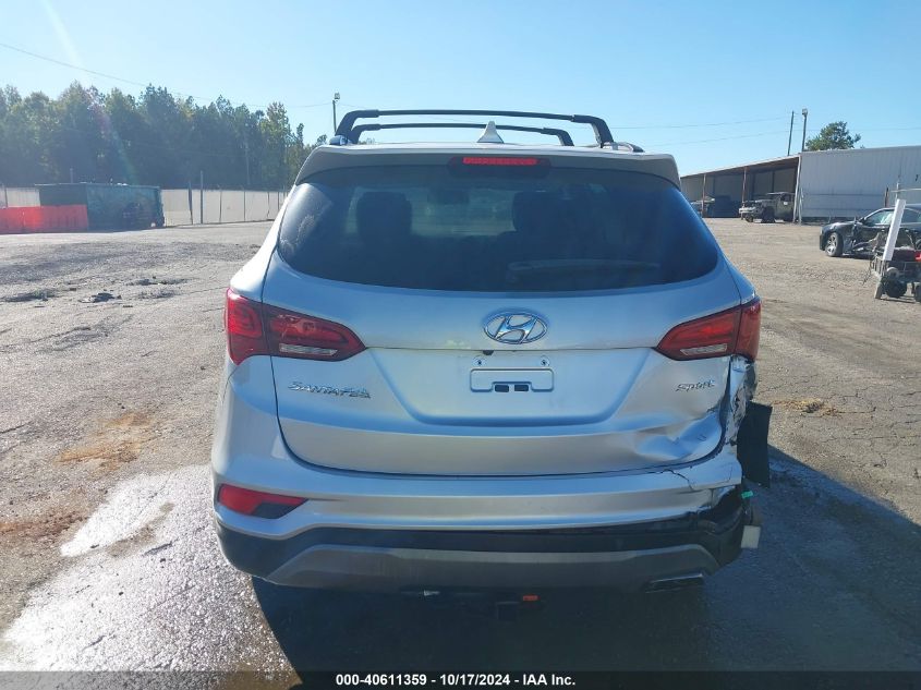 2018 Hyundai Santa Fe Sport 2.4L VIN: 5XYZU3LB8JG518878 Lot: 40611359