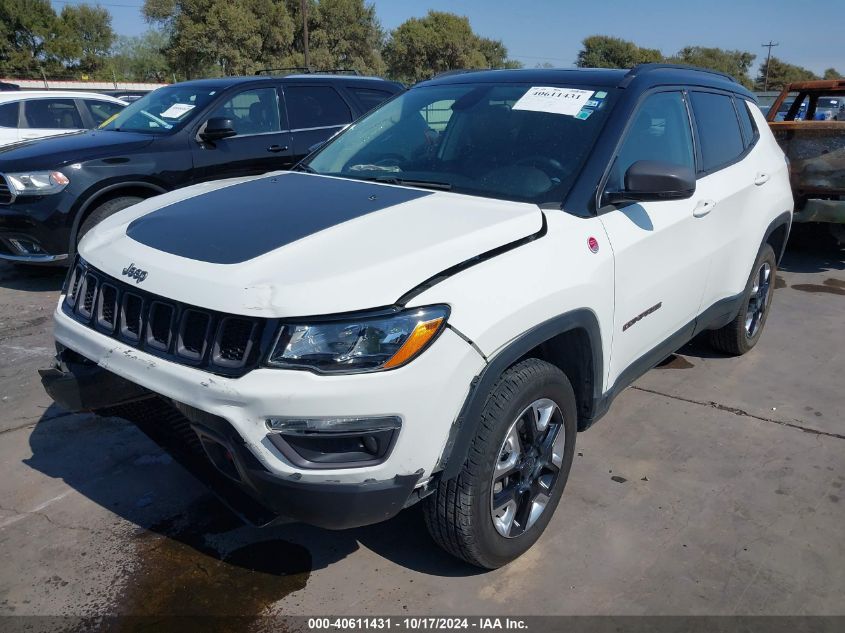 2018 Jeep Compass Trailhawk 4X4 VIN: 3C4NJDDB5JT135775 Lot: 40611431