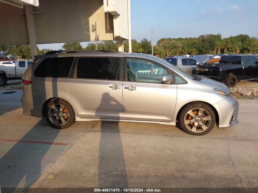 2018 Toyota Sienna Se/Se Premium VIN: 5TDXZ3DC5JS954476 Lot: 40611470