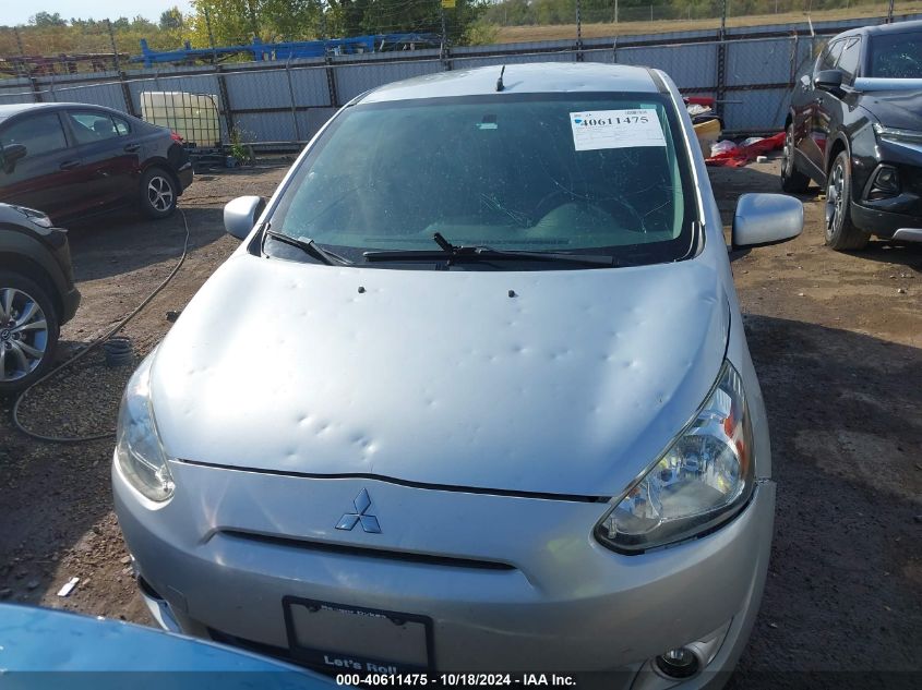 2014 Mitsubishi Mirage Es VIN: ML32A4HJ2EH025682 Lot: 40611475