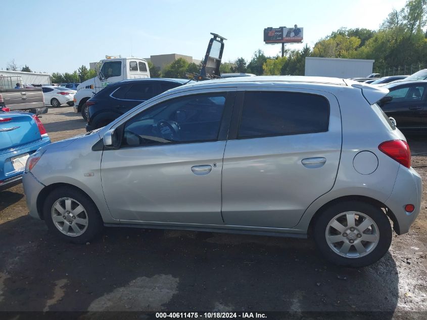 2014 Mitsubishi Mirage Es VIN: ML32A4HJ2EH025682 Lot: 40611475