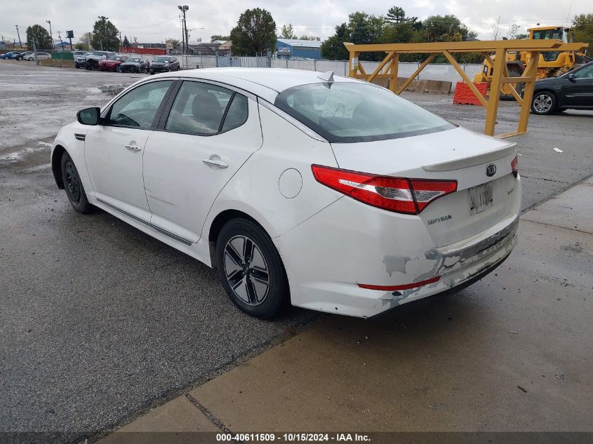 2012 Kia Optima Hybrid Ex VIN: KNAGM4AD0C5026923 Lot: 40611509