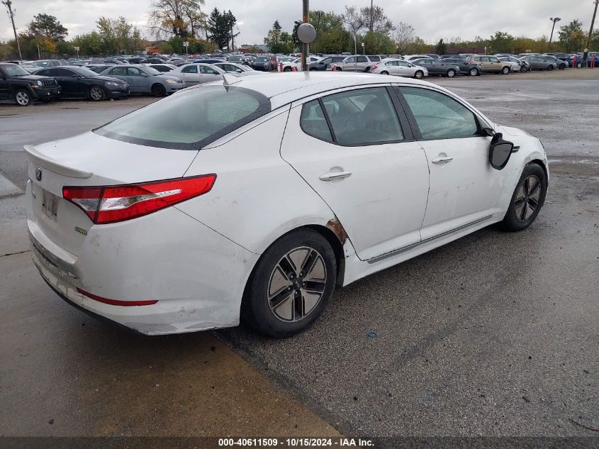 2012 Kia Optima Hybrid Ex VIN: KNAGM4AD0C5026923 Lot: 40611509