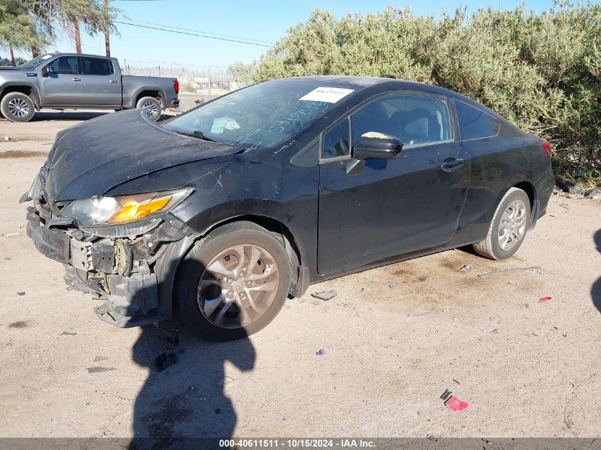 2014 Honda Civic Lx VIN: 2HGFG3B5XEH511946 Lot: 40611511