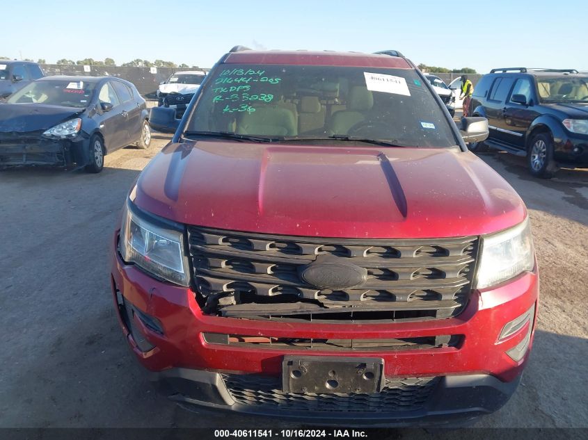 2017 Ford Explorer VIN: 1FM5K7B86HGA10509 Lot: 40611541