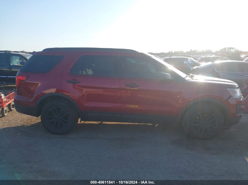 2017 Ford Explorer VIN: 1FM5K7B86HGA10509 Lot: 40611541