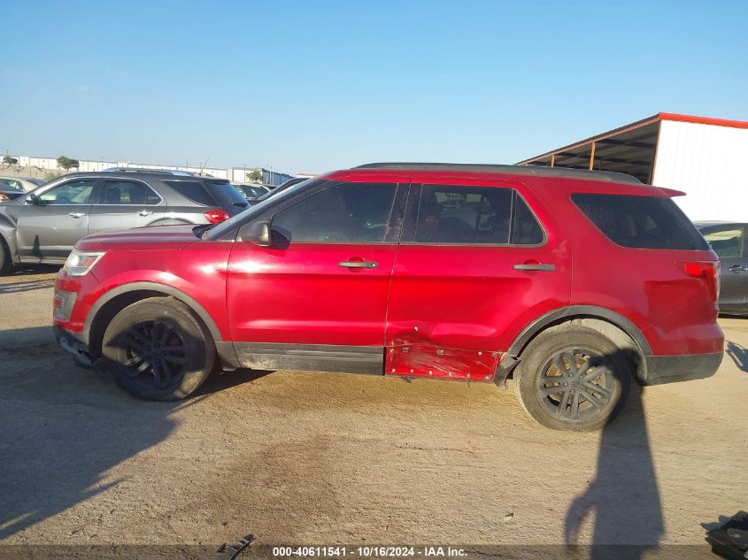 2017 Ford Explorer VIN: 1FM5K7B86HGA10509 Lot: 40611541