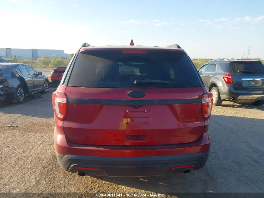 2017 Ford Explorer VIN: 1FM5K7B86HGA10509 Lot: 40611541