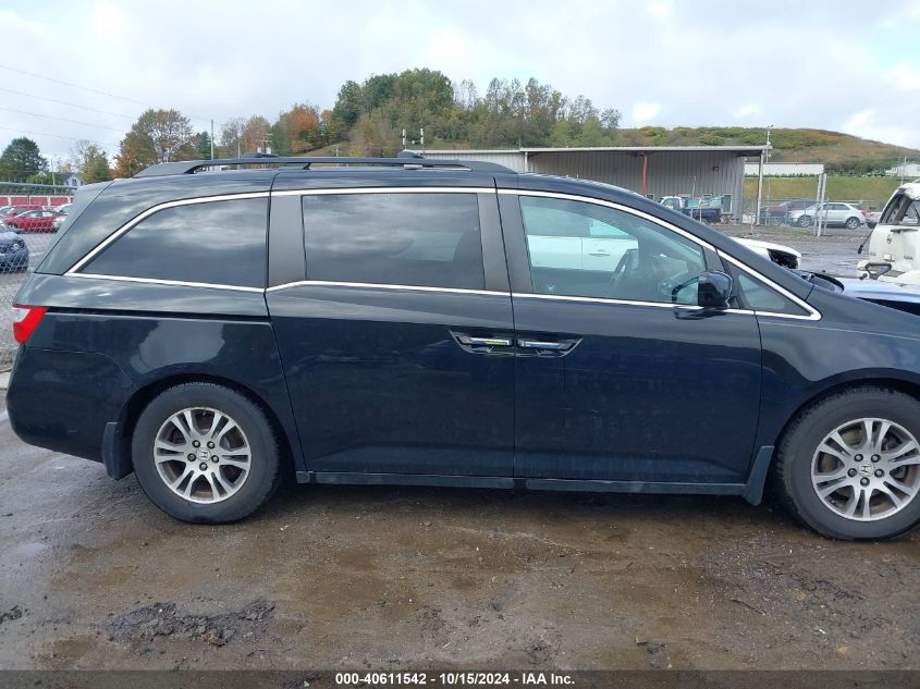 2012 Honda Odyssey Ex-L VIN: 5FNRL5H62CB099706 Lot: 40611542