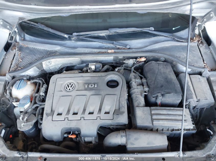 2013 Volkswagen Passat 2.0L Tdi Sel Premium VIN: 1VWCN7A33DC050229 Lot: 40611578