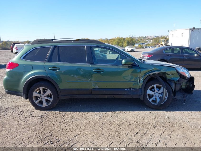 2014 Subaru Outback 2.5I Premium VIN: 4S4BRBCC9E3288487 Lot: 40611593