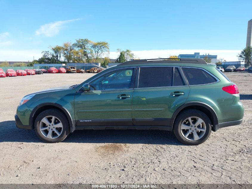 2014 Subaru Outback 2.5I Premium VIN: 4S4BRBCC9E3288487 Lot: 40611593