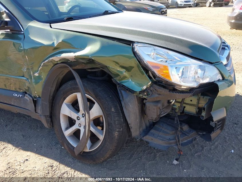 2014 Subaru Outback 2.5I Premium VIN: 4S4BRBCC9E3288487 Lot: 40611593