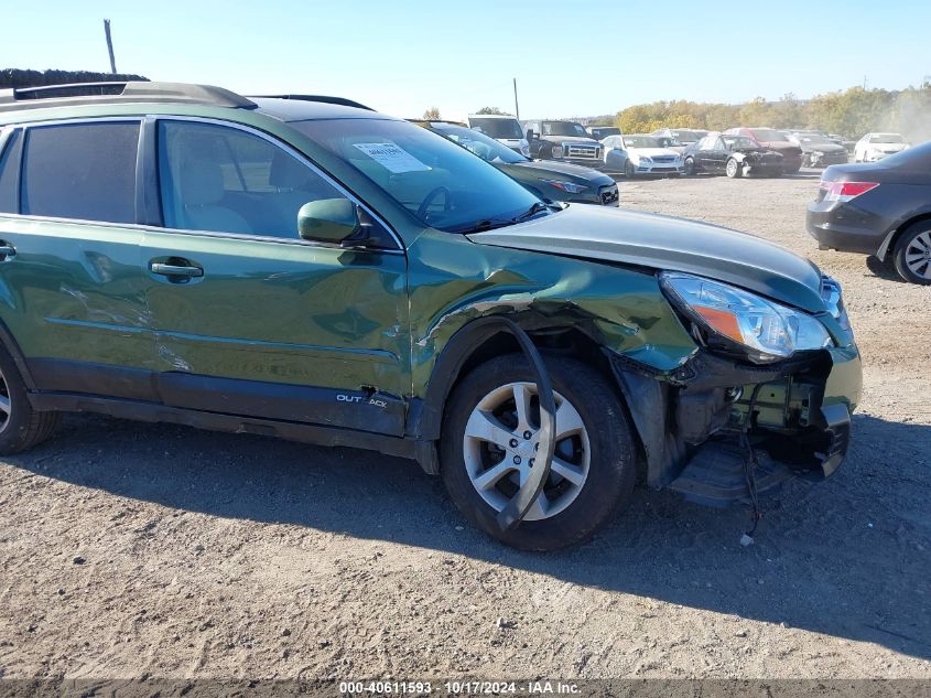 2014 Subaru Outback 2.5I Premium VIN: 4S4BRBCC9E3288487 Lot: 40611593