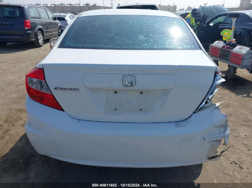 2012 Honda Civic Lx VIN: 19XFB2F52CE311234 Lot: 40611602