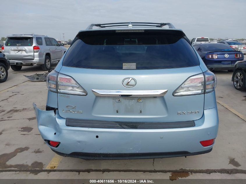 2010 Lexus Rx 350 VIN: 2T2ZK1BA7AC031228 Lot: 40611656