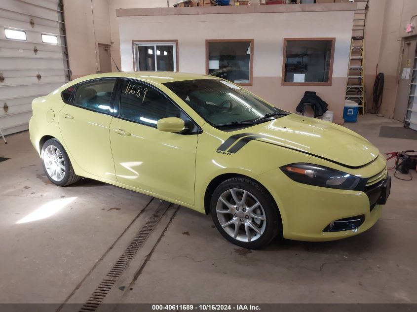 2013 Dodge Dart Rallye VIN: 1C3CDFBH1DD135868 Lot: 40611689