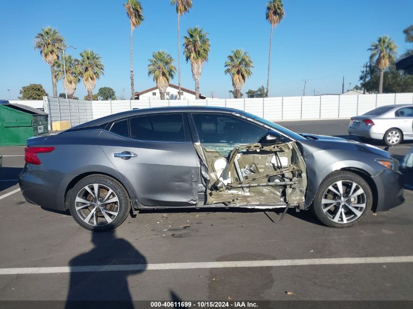 2017 Nissan Maxima 3.5 Platinum/3.5 S/3.5 Sl/3.5 Sr/3.5 Sv VIN: 1N4AA6AP7HC380518 Lot: 40611699