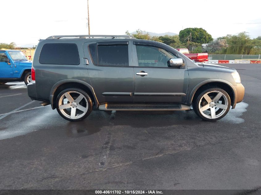 2008 Nissan Armada Se VIN: 5N1AA08D88N627502 Lot: 40611702