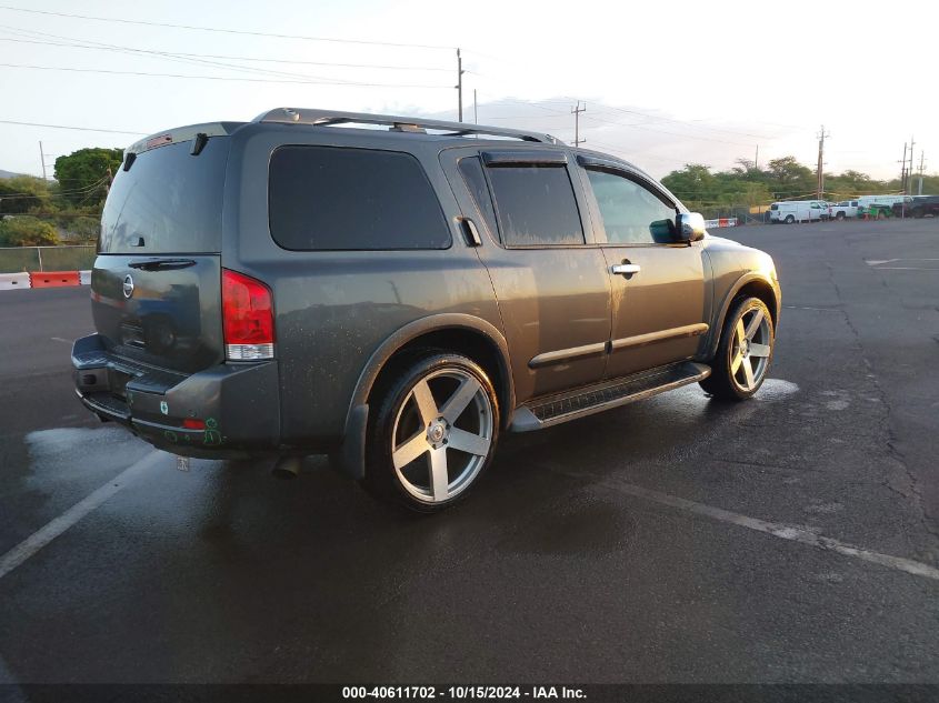 2008 Nissan Armada Se VIN: 5N1AA08D88N627502 Lot: 40611702