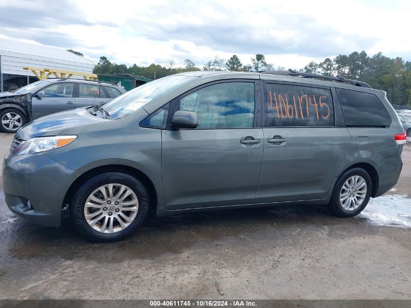 2012 Toyota Sienna Xle V6 8 Passenger VIN: 5TDYK3DC8CS272817 Lot: 40611745