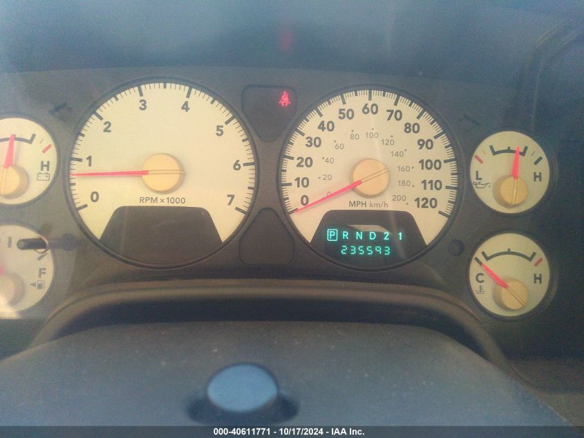 2007 Dodge Ram 1500 Slt VIN: 1D7HA18P57S246750 Lot: 40611771