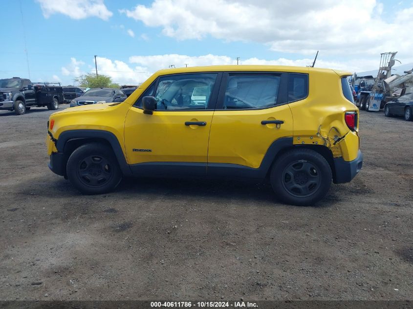 2015 Jeep Renegade Sport VIN: ZACCJAAT7FPC10929 Lot: 40611786