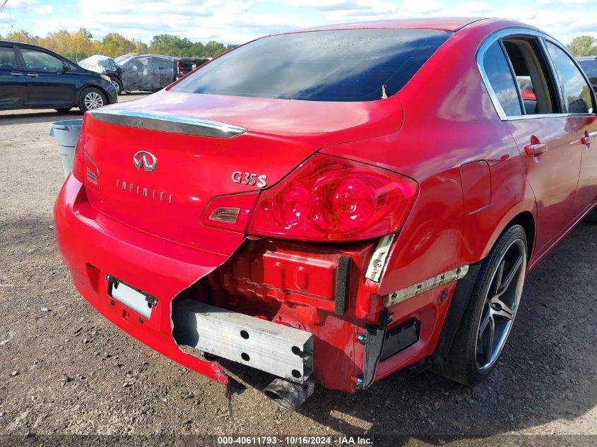 2007 Infiniti G35 Journey VIN: JNKBV61E07M715529 Lot: 40611793