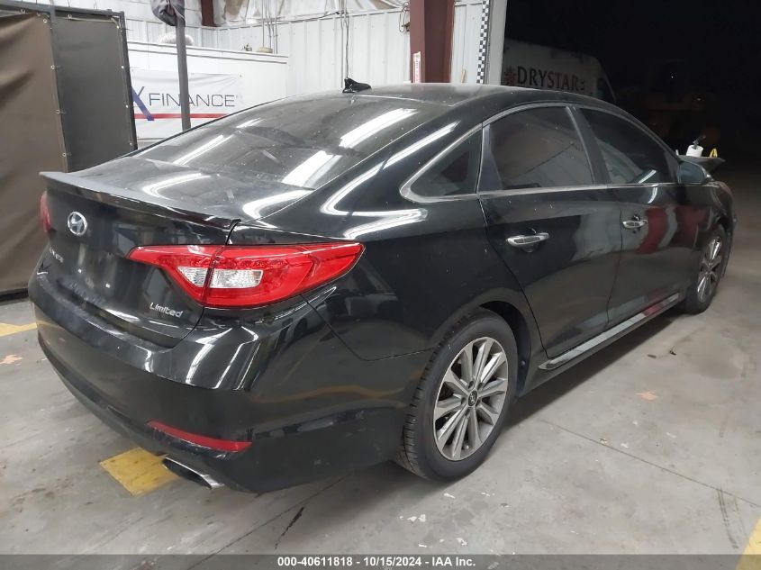 2016 Hyundai Sonata Limited VIN: 5NPE34AF8GH423123 Lot: 40611818