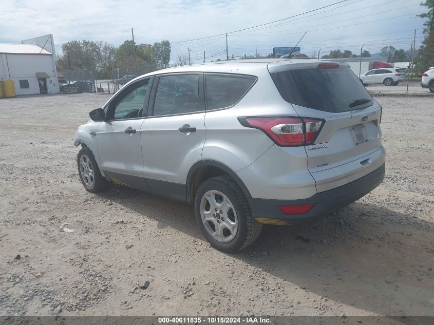 2017 FORD ESCAPE S - 1FMCU0F77HUD05713