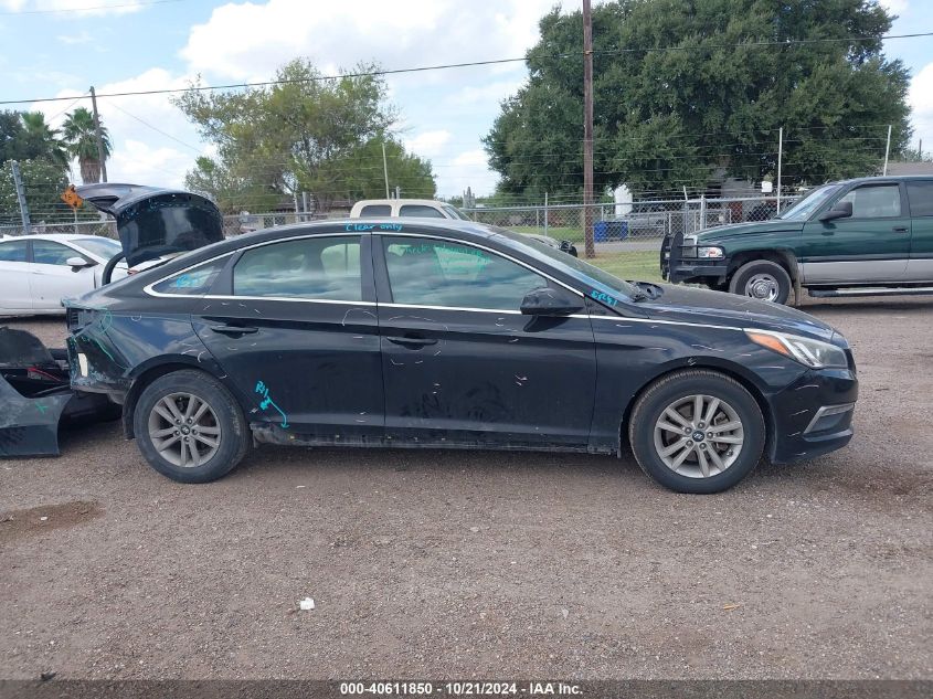 2015 Hyundai Sonata Se VIN: 5NPE24AF5FH000565 Lot: 40611850