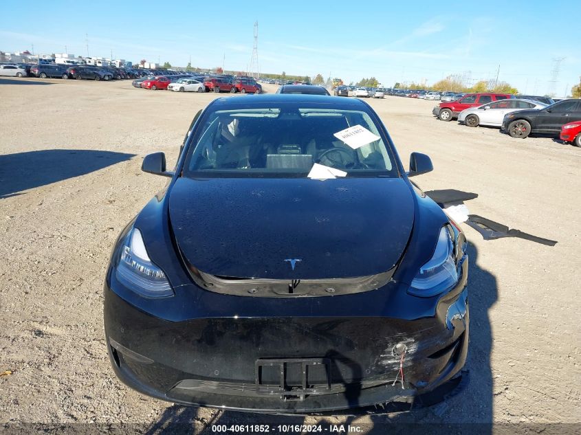 2021 Tesla Model Y Long Range Dual Motor All-Wheel Drive VIN: 5YJYGDEE8MF245615 Lot: 40611852