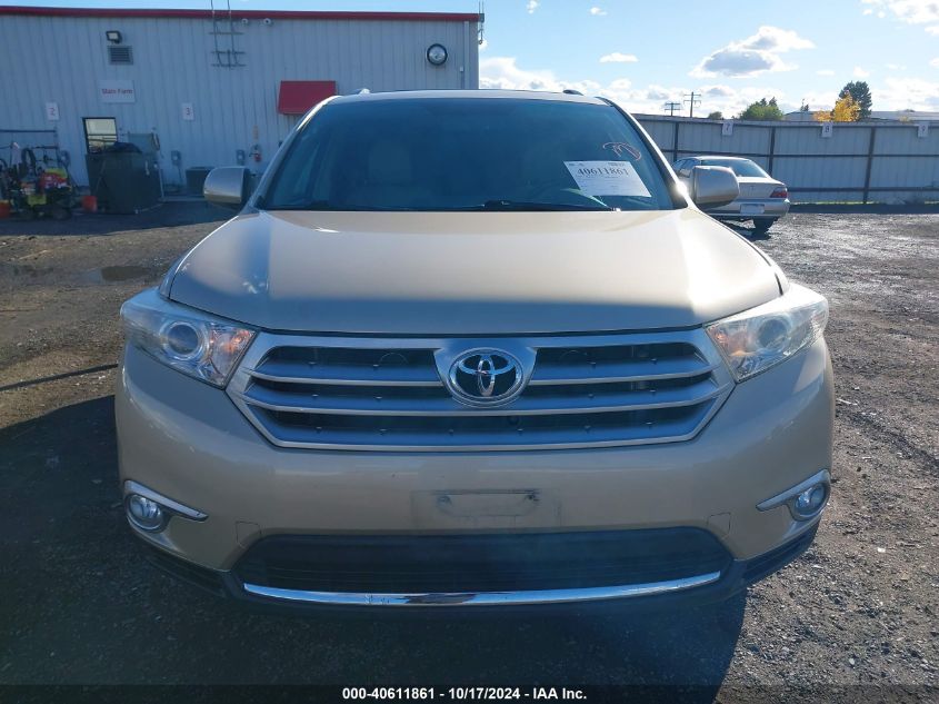 2012 Toyota Highlander Se V6 VIN: 5TDBK3EH3CS167702 Lot: 40611861