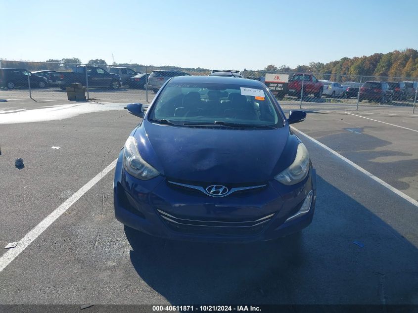 2014 Hyundai Elantra Limited VIN: 5NPDH4AE3EH528556 Lot: 40611871