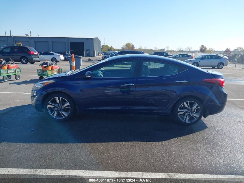 2014 Hyundai Elantra Limited VIN: 5NPDH4AE3EH528556 Lot: 40611871