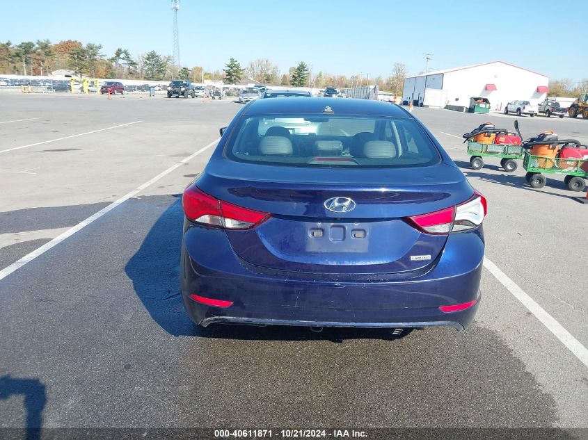 2014 Hyundai Elantra Limited VIN: 5NPDH4AE3EH528556 Lot: 40611871