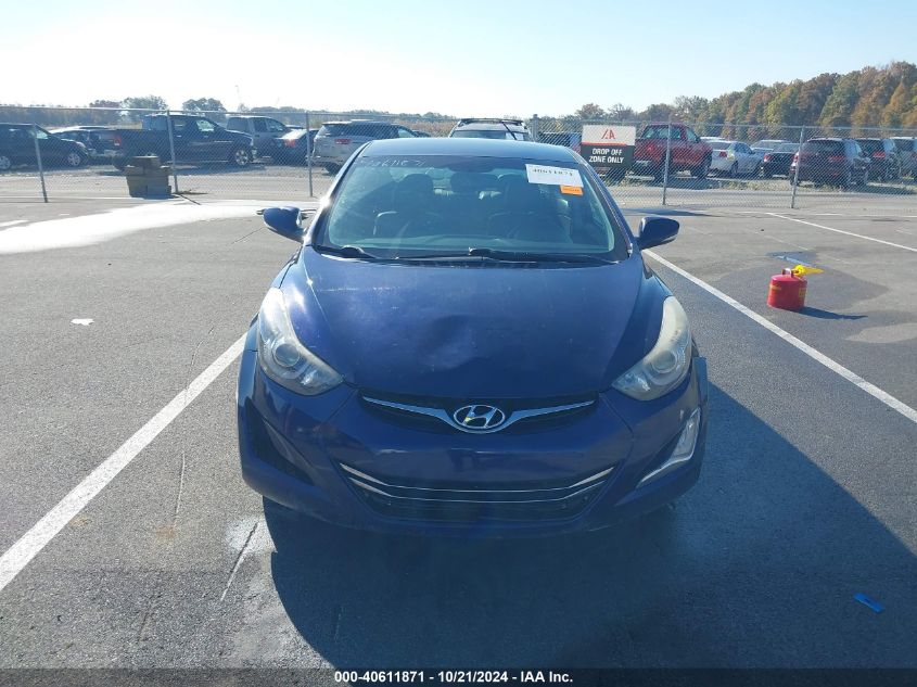 2014 HYUNDAI ELANTRA VIN: 5NPDH4AE3EH528556