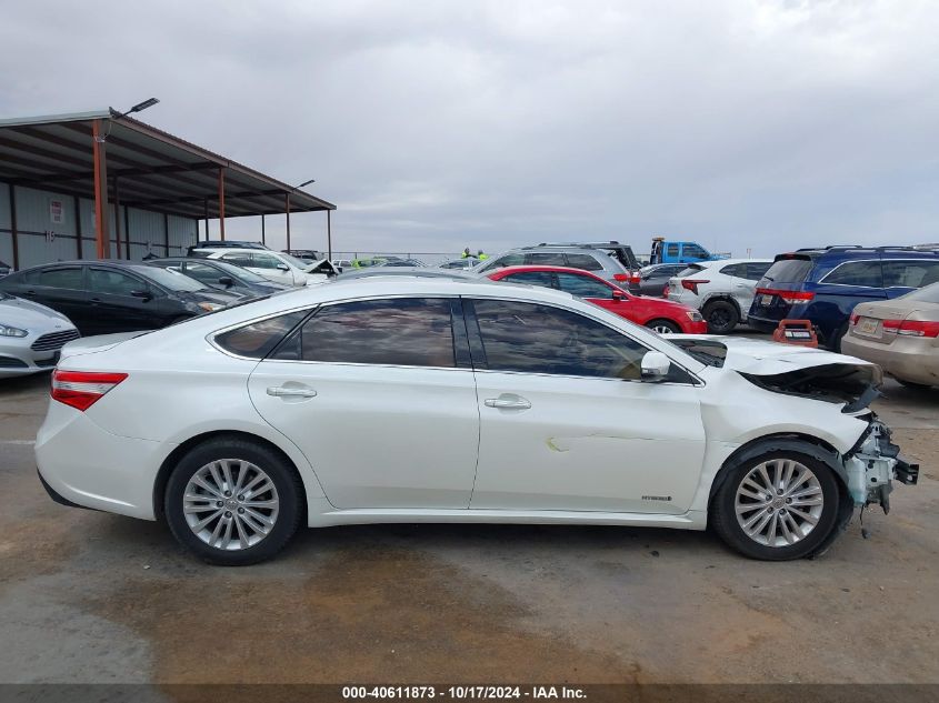 2014 Toyota Avalon Hybrid Limited VIN: 4T1BD1EB7EU023087 Lot: 40611873