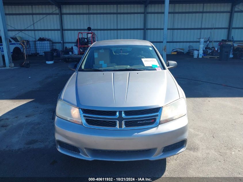 2013 Dodge Avenger Se VIN: 1C3CDZAB7DN627247 Lot: 40611932