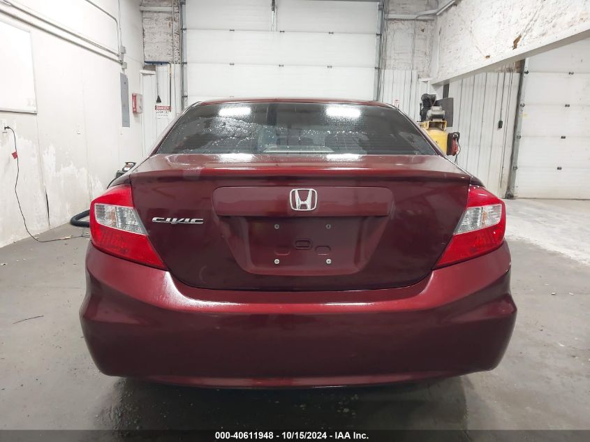 2012 Honda Civic Ex VIN: JHMFB2F81CS004918 Lot: 40611948