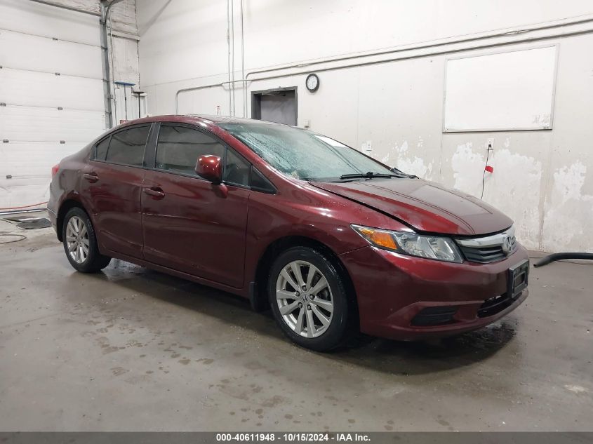 2012 Honda Civic Ex VIN: JHMFB2F81CS004918 Lot: 40611948