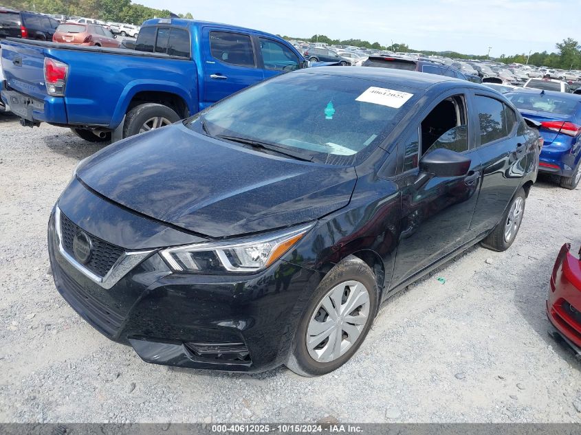 2021 Nissan Versa S Xtronic Cvt VIN: 3N1CN8DV2ML903801 Lot: 40612025