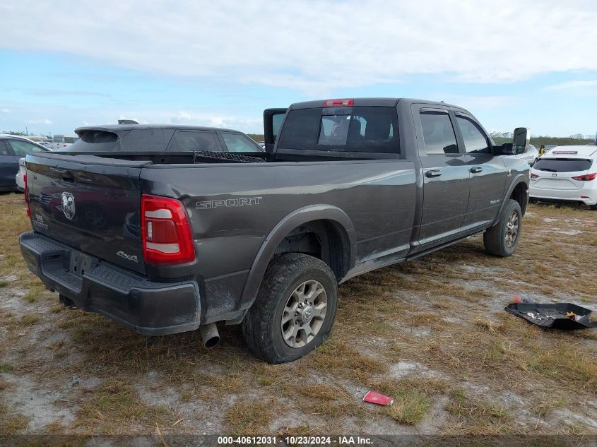 2021 Ram 3500 Laramie 4X4 8' Box VIN: 3C63R3JL9MG689591 Lot: 40612031