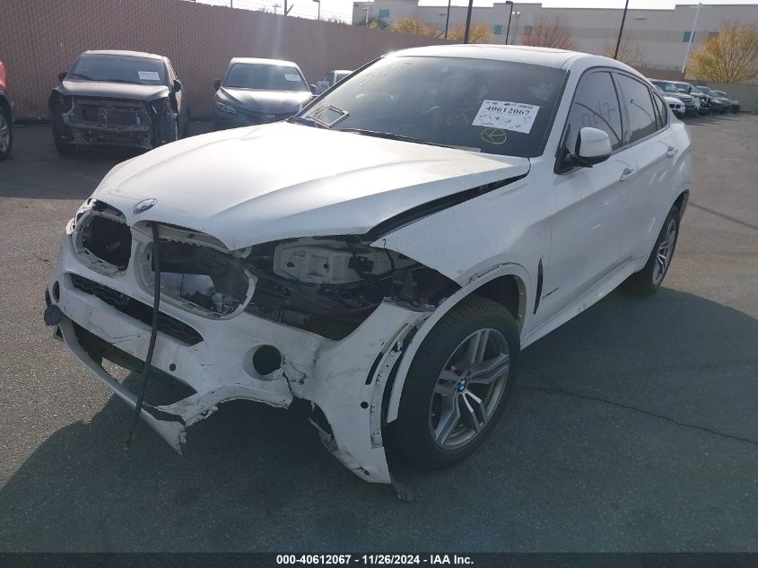 VIN 5UXKU0C59K0S97372 2019 BMW X6, Sdrive35I no.2