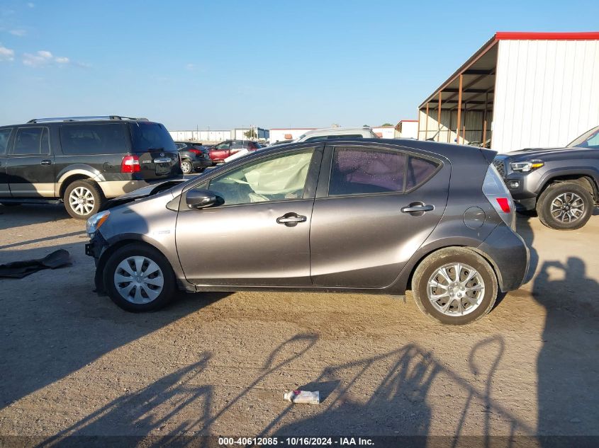 2013 Toyota Prius C Two VIN: JTDKDTB32D1552914 Lot: 40612085